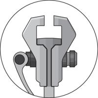 Gedore 1307940 Poelietrekker Spanbereik: 350 mm Aantal haken: 2 - thumbnail