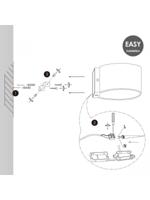 Home sweet home LED wandlamp Lounge Ø 13,4 cm - wit - thumbnail