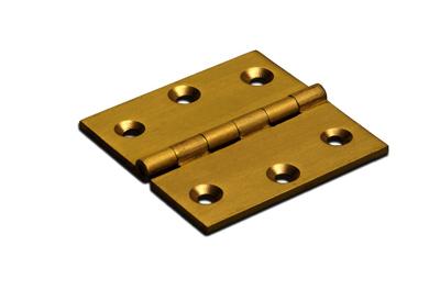 Smalscharnier 40x40x1,8mm vaste pen messing Smalscharnier 40x40x1,8mm vaste pen messing