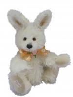 Clemens knuffel konijn Bunny Blanche junior 32 cm pluche wit - thumbnail