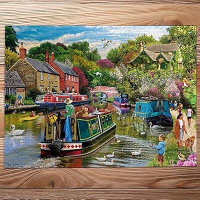 River Retreat Puzzel 1000 Stukjes River Retreat Puzzel 1000 Stukjes