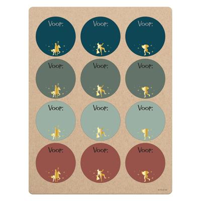 Folat BV Cadeau naamstickers sint en piet, 12st. Folat BV Cadeau naamstickers sint en piet, 12st.