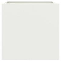 Plantenbak 42x40x39 cm koudgewalst staal wit - thumbnail