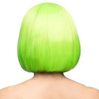 Pruik bobline cabaret groen - thumbnail