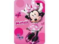 Minnie fleece deken 100 x 140 cm roze - thumbnail