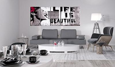 Schilderij - Banksy: Life is Beautiful