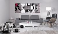 Schilderij - Banksy: Life is Beautiful - thumbnail