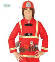 Koppelriem en Helm Brandweerman - thumbnail