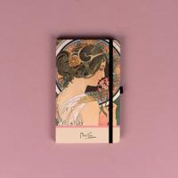 Alphonse Mucha Notitieboek A5 Primrose - thumbnail