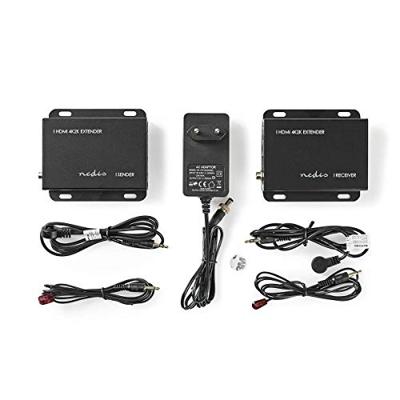 HDMI CAT5/6-Extender | 4K@30Hz | Tot 50,0 m | HDMI-Ingang + RJ45 Female | HDMI-Uitgang + RJ45 Female