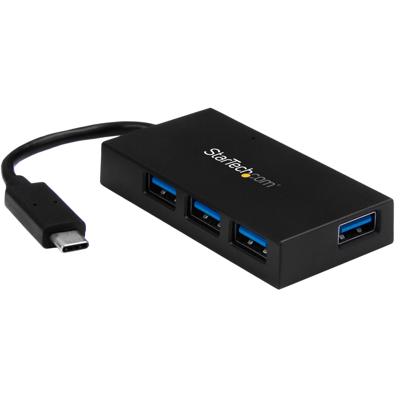 USB-HUB Startech HB30C4AFS Wit Zwart