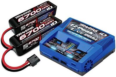 Traxxas EZ-Peak Live Dual +2x LiPo-Akku Modelbouwoplader 26 A Li-poly, NiMH Minus-delta-U-uitschakeling, Batterijherkenning, Temperatuurbewaking