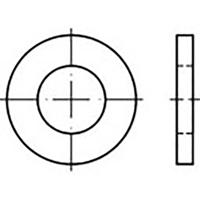 TOOLCRAFT Onderlegring 4 mm 8 mm Staal 1000 stuk(s) TO-6865680 - thumbnail