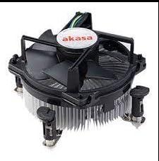 Akasa AK-955A-BV2 koelsysteem voor computers Processor Luchtkoeler 9 cm Aluminium, Zwart 1 stuk(s)