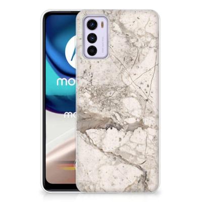 Motorola Moto G42 | TPU | Siliconen hoesje | Marmer Beige Motorola Moto G42 | TPU | Siliconen hoesje | Marmer Beige
