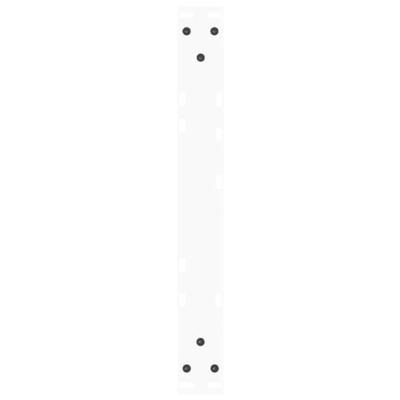 Eettafelpoten 2 st V-vormig 50x(30-31,3) cm staal wit Eettafelpoten 2 st V-vormig 50x(30-31,3) cm staal wit