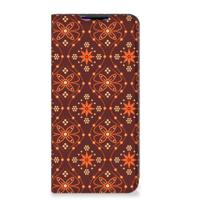 Xiaomi Redmi 9 | Hoesje met Magneet | Batik Brown - thumbnail