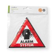 Waarschuwingssticker alarmsysteem