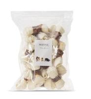 PETSTYLE LIVING GEKNOOPT BOT WIT MET EEND 10-11 CM 20 ST - thumbnail