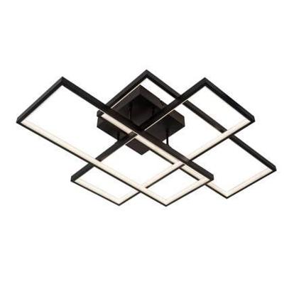 Lucide LOKERO - Plafonnière - LED Dimb. - CCT - 1x60W 2700K/4000K - Zwart Lucide LOKERO - Plafonnière - LED Dimb. - CCT - 1x60W 2700K/4000K - Zwart