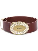 Pinko embellished buckle belt - Brown - thumbnail