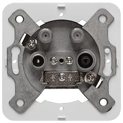 Axing SSD 4-00 Antennedoos Twin Inbouw (in muur) Steekleidingdoos