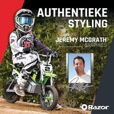Razor Dirt Rocket SX350 McGrath elektrische scooter 1 zitplaats(en) 22 km/h Zwart, Groen, Grijs, Wit
