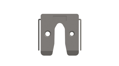 GB uitvulplaat met stelpootjes 7mm grijs etiket | 108 stuks - 17434657