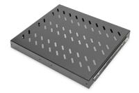 Digitus DN-19 TRAY-2-600-SW 19 inch Apparaatbodem voor patchkast 1 HE Uittrekbaar Geschikt voor kastdiepte: 600 mm Zwart - thumbnail
