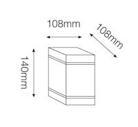 KS Verlichting Witte opbouwspotSigma voor buiten - 6865 - thumbnail