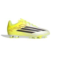 adidas F50 Club Gras / Kunstgras Voetbalschoenen (MG) Kids Neongeel Zwart Rood - thumbnail