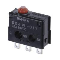 Omron D2JW-011 Microschakelaar 30 V/DC 0.1 A 1x aan/(aan) 1 stuk(s) Bag - thumbnail