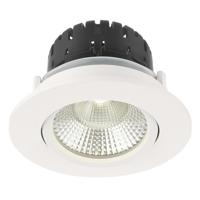 Inbouwspot Artdelight Austin 1 Lichts Rond LED 2700K Dimbaar Wit - thumbnail