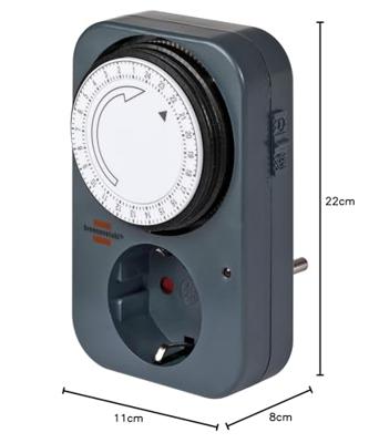 Brennenstuhl Dag-tijdschakelklok MZ 20 tijdschakelaar