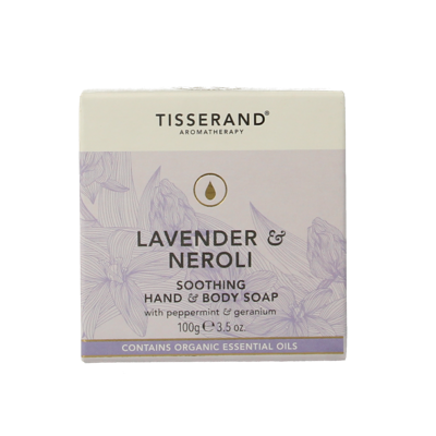 Tisserand Zeep lavendel & neroli 100 Gram