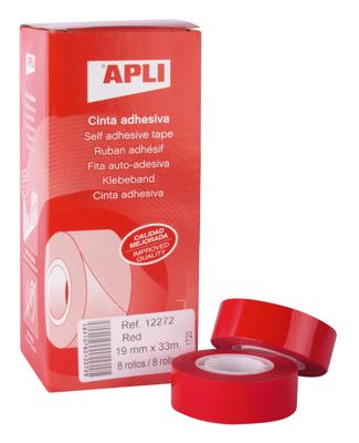 Apli plakband ft 19 mm x 33 m, rood