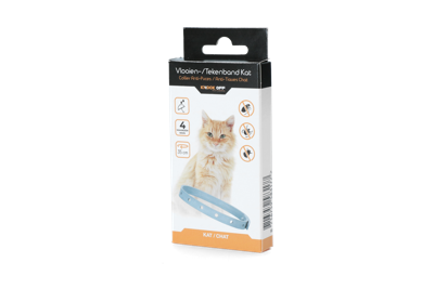Knock Pest Vlooien/Tekenband Kat 33 cm NL/FR
