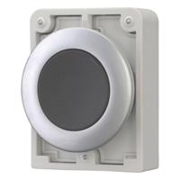 Eaton 182959 M30C-FD-S Druktoets Plat, Rond, Verchroomd Zwart 1 stuk(s) - thumbnail