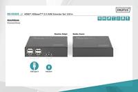 Digitus DS-55505 HDBaseT-extender (ontvanger) Via netwerkkabel RJ45 100 m - thumbnail