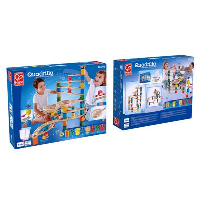 Hape Quadrilla houten knikkerbaan the cyclone, 198dlg.
