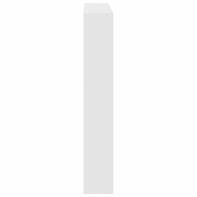 Hoofdbordkast met LED-verlichting 120x17x102 cm wit