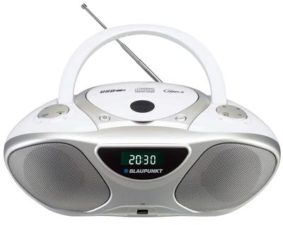 Blaupunkt BB14WH cd-speler cd-recorder Zilver, Wit