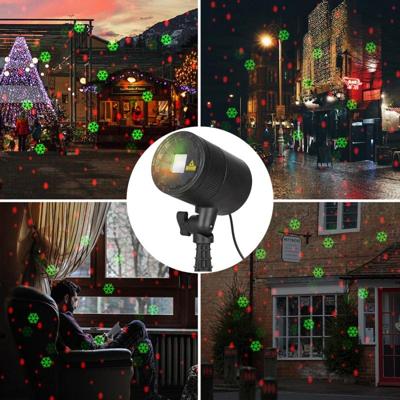 Blinblin CMF-A103 3W IP65 waterdicht ABS Shell landschap licht dynamische rood + groene Laser Mini buiten Lamp
