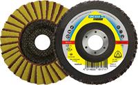 Klingspor Lamellenschuurschijf | d. 125 mm korreling 80 conisch | RVS zirkoniumkorund | 5 stuks - 312560 312560 - thumbnail
