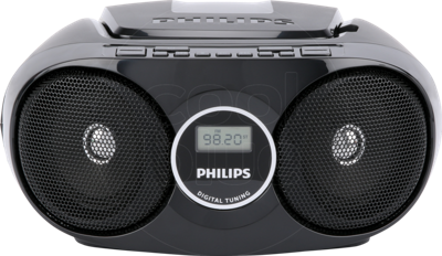 Philips AZ215B/12 FM radio Zwart