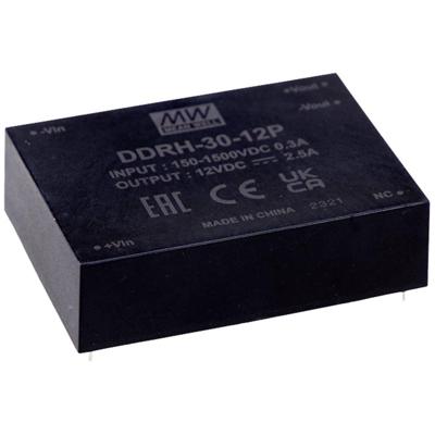 MEAN WELL DDRH-30-24P DC/DC-converter, print 24 V/DC Aantal uitgangen:1 x Inhoud 1 stuk(s)