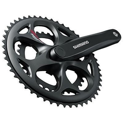 Shimano crankstel 7/8 speed tourney fc-a070 compact 170/50-34t met vierkante as zwart