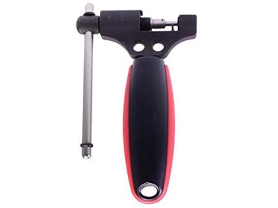 Simson Kettingpons de luxe universeel zwart/rood