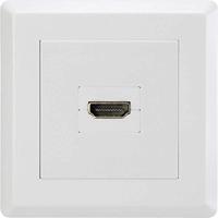 Renkforce RF-4724906 HDMI Adapter [1x HDMI-bus - 1x HDMI-bus] Wit Vergulde steekcontacten - thumbnail