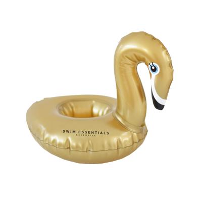 Swim Essentials opblaasbare bekerhouder goud, Meerkleurig, Eén maat